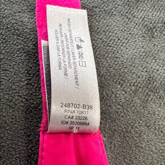 Victoria's Secret Hot Pink Double-Strap Demi Underwire Bra 36B - Picture 12 of 12